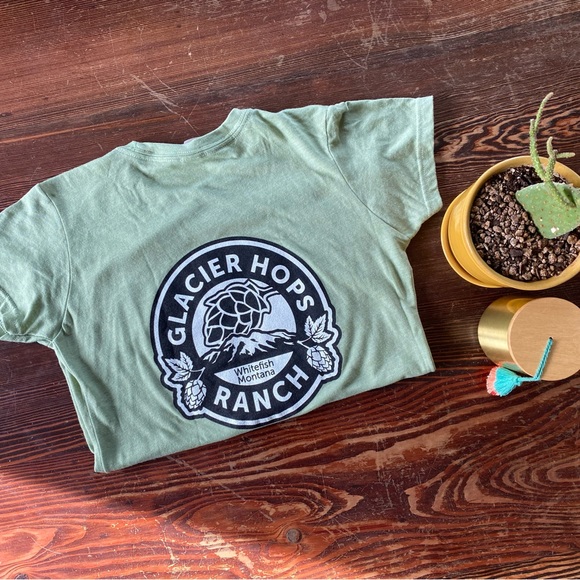 Glacier Hops Ranch Tee - Women’s Small - Picture 3 of 10